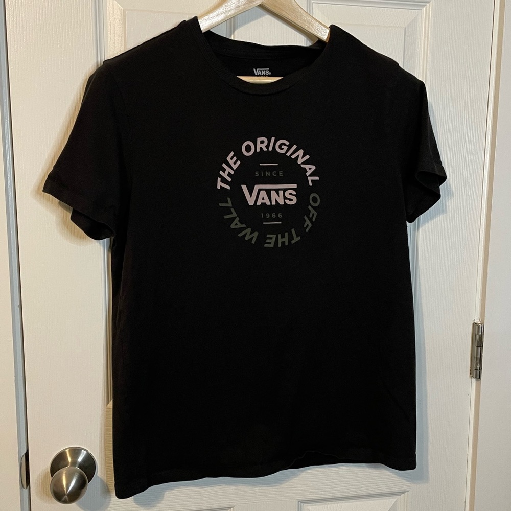 Vans Off the Wall black graphic tee unisex sz L